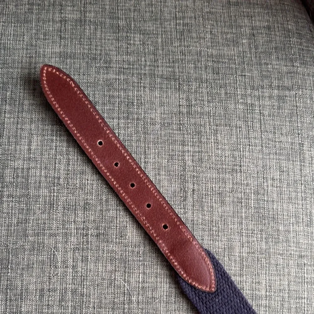 Vineyard Vines Kids boys Navy green whale preppy Belt solid brass buckle NWOT